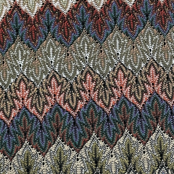 Catherine Malandrino Multi Colored Knit Shift Dress Size 4 Stretch Metallic - Picture 4 of 12